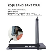 Uygulama Bağlantılı Uzaktan Kumandalı Yürüyüş Bandı Ve Koşu Bandı - 7