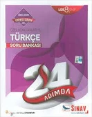 8. Sınıf LGS Türkçe 24 Adımda Özel Konu Anlatımlı Soru Bankası Sınav Dergisi Yayınları - 1
