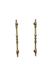 Şehzade Antik Sarı Mobilya Dolap Mutfak Çekmece Kulpu 224 Mm ( 22,4 Cm ) 2 Adet thumbnail 1