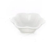 Ultraform Porselen Yuvarlak Dalgalı 6Lı Çerezlik Kase Takımı 7,5cm - 1