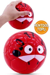 Hentbol Topu Renkli Parlak Katman Mini Futbol Topu No:1 İç Mekan Minik Top - 1