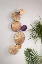 Muyika Design Leandro Metal Tablo Ev Ofis Bakır 79x35 Tbl-m thumbnail 1