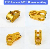 Wake Gold Bisiklet Kısa Gidon Boğazı 40mm Bisiklet Yedek Parça Aksesuarı thumbnail 4