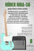 Midex TLX-50GR-50AMP Tele Kasa Maple Klavye 2 Single-Coil 50W Amfili Elektro Gitar thumbnail 2