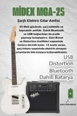 Midex TLX-50WH-25AMP Tele Kasa Gül Klavye 2 Single-Coil 25W Amfili Elektro Gitar - 2