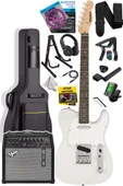Midex TLX-50WH-50AMP Tele Kasa Gül Klavye 2 Single-Coil 50W Amfili Elektro Gitar thumbnail 1