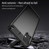 Samsung Galaxy A05 4g Tpu Kılıf Karbon Fiber Doku Telefon Kılıfı Mofı Jk Tpu Serisi-1 Mavi - 5