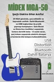 Midex TLX-50BL-50AMP Tele Kasa Maple Klavye 2 Single-Coil 50W Amfili Elektro Gitar thumbnail 2