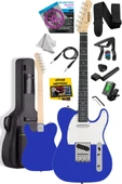 Midex TLX-50BL Tele Kasa Maple Klavye 2 Single-Coil Manyetik Elektro Gitar thumbnail 2