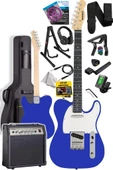 Midex TLX-50BL-30AMP Tele Kasa Maple Klavye 2 Single-Coil 30W Amfili Elektro Gitar thumbnail 2