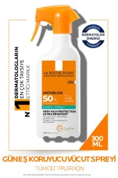 La Roche Posay Anthelios Family Spray Spf+50 Tüm Cilt Tipleri Için Vücut Güneş Kremi - 1