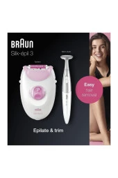Braun Silk-Épil 3 3321 Epilatör / Epilasyon + Bikini Trimmer thumbnail 3