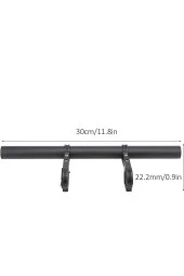 Bisiklet Gidon Aksesuar Uzatma Aparatı 30 Cm Genişletici Çubuğu Işık KM Far Tutucu thumbnail 3