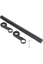 Bisiklet Gidon Aksesuar Uzatma Aparatı 30 Cm Genişletici Çubuğu Işık KM Far Tutucu thumbnail 6