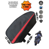 MOTORSİKLET YAN KORUMA DEMİRİ AVADANLIK ÇANTALARI 1900 DENYE - 1