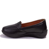 Polaris 105072 Siyah Ortopedik Günlük Kadın Deri Ayakkabı - 3