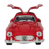 Nostaljik Metal Çek Bırak Araba Kırmızı Kapılar Açılır ( 1/36 Ölçek ) Mod:1 - 7