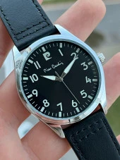 Pierre Cardin Deri Kordon Rakanmlı 30 Mt Suya Dayanıklı Erkek Kol Saati EPC800091F103 thumbnail 1