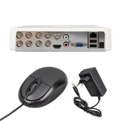 Ayt Powermaster Ahd Analog Tvı Cvı 1080N 8 Kanal Dvr Xvr Kamera Kayıt Cihazı Ses Destekli 8 Li - 2