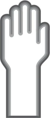 Delta Plus VE723 Polyester Spandex Örme Nitril Kaplı Işçi Eldiveni - 3