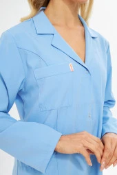 Öğrenci Önlüğü Alpaka Bayan Mavi thumbnail 4