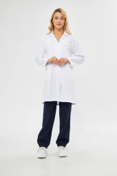 Hemşire Önlüğü Beyaz Önlük Bayan - 1