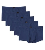 5 Adet Büyük Beden Redzone Penye Boxer İndigo - 1