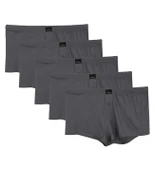 5 Adet Büyük Beden Redzone Penye Boxer Antrasit - 3