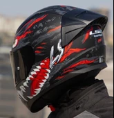 LS2 Rapıd 2 Race Kaıju Fullface Motosiklet Kaskı Siyah Camlı thumbnail 4