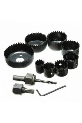 HırdavatAhşap Buat Kartonpiyer Alçıpan Delik Açma Oyuk Açma 11 Parça Matkap Ucu - 2