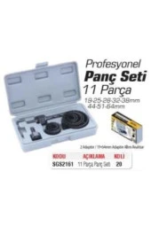 HırdavatAhşap Buat Kartonpiyer Alçıpan Delik Açma Oyuk Açma 11 Parça Matkap Ucu - 5