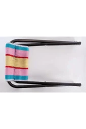 CMCPamir Satış Metal Katlanır Tabure Piknik Balıkçı Plaj Kamp Taburesi 4 Adet - 3