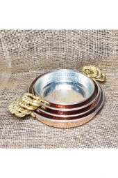 D1SPamir Bakır El Dövmesi Tava 4'lü - 1