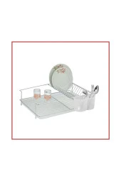 Kiwa MetalKiwa Armin Tek Katlı Metal Tabaklık - Bulaşık Sepeti - 1