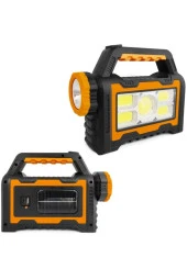 PAMİRAVMSolar Kamp Lambası Acil Durum Işığı Şarjlı 1led+55 Cob Led Hs-8031-b - 1