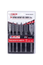 Baytec Bay-tec Mu1579 Yaprak Matkap Ucu Ahşap Delme Takımı Seti 6pcs pmravm - 1