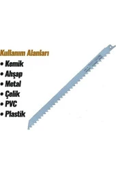 Baytec5 Adet Tilki Kuyruğu Ağzı Paslanmaz 300mm/8.5mm S1211k - 1
