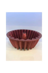 MUTFAKÇADöküm Granit Kek Kalıbı 26 cm Kırmızı - 4