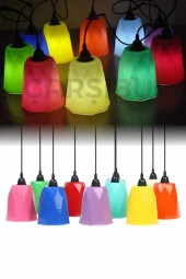 Ağaç Feneri Dekoratif Bahçe Aydınlatma Armatürü Dış Mekan Işıklandırma 6 Adet - 1