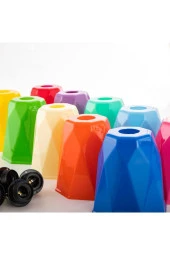 AĞAÇ SÜSLEME FENERİ BAKLAVA DESEN PARLAK MODEL - 2