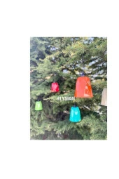 Ağaç Feneri 10 Adet Rengarenk Bahçe Aydınlatma Dekoru Su Geçirmez Alaçatı Lamba Bahçe Işıkları - 2