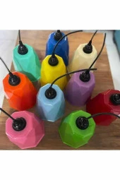 Ağaç Feneri Dekoratif Bahçe Aydınlatma Armatürü Dış Mekan Işıklandırma 6 Adet - 4