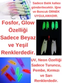Eagenset Silikon Balık Kafası Yapay Yem Olta Takımı, Çapari, Jig, Yapım Malzemesi 2 cm 5 Adet - 8