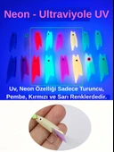 Eagenset Silikon Balık Kafası Yapay Yem Olta Takımı, Çapari, Jig, Yapım Malzemesi 2 cm 5 Adet - 3