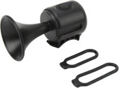 Forte Gt 2121 Yüksek Sesli Elektronik 120 Db Su Gerçirmez Pilli Bisiklet Kornası Siyah thumbnail 1