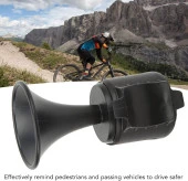 Forte Gt 2121 Yüksek Sesli Elektronik 120 Db Su Gerçirmez Pilli Bisiklet Kornası Siyah thumbnail 9