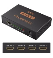 4 Port Uhd 4k Hdmi Switch Ekran Monitör Splitter Çoklayıcı Çoğaltıcı thumbnail 1