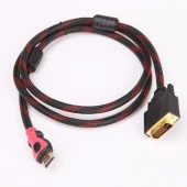 Hdmi To Dvi 24+1 Çevirici Dönüştürücü Monitör Kablosu 1.5 Metre - 1