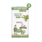 Baby Turco Doğadan 2'li Ekonomik Fırsat Paketi Külot Bez 6 Numara Xlarge 92 Adet - 2