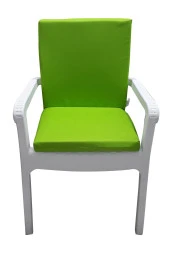 Mi̇rzade 4 Adet Eli̇t Su Geçi̇rmez Yüksek Arkali Mi̇nder-Fistik Yeşi̇l | 4’lü Su Geçirmez Yüksek Arkalı Sandalye Minderi – Fermuarlı thumbnail 1